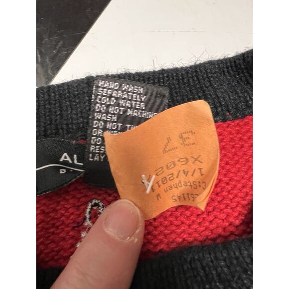 Vintage All Points Ugly Christmas Sweater Womens XL 2 Sided Design Snowman AOP - Picture 4 of 9